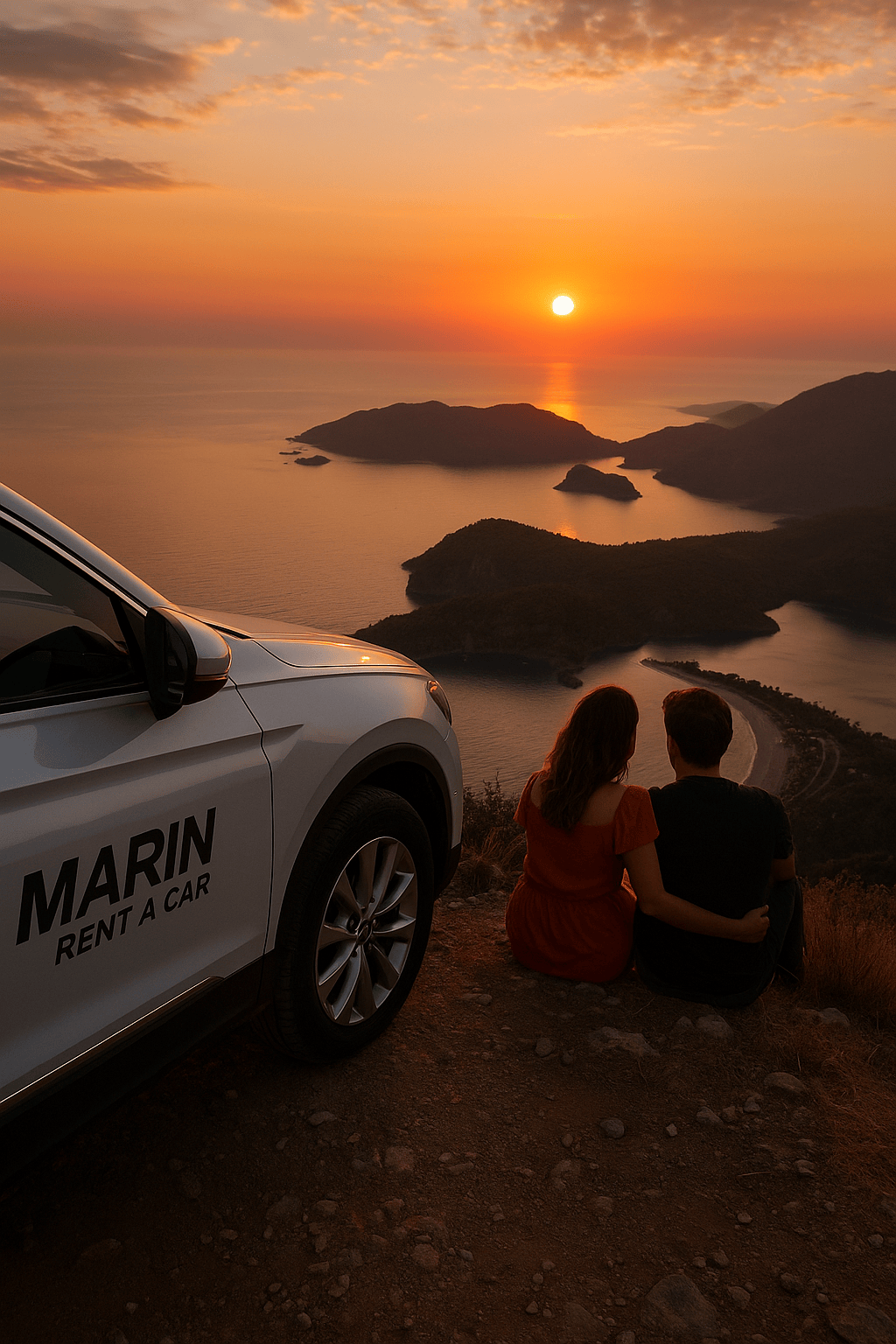Лучшие места для заката в Фетхие на арендованной машине: поймай солнце с Marin Rent A Car